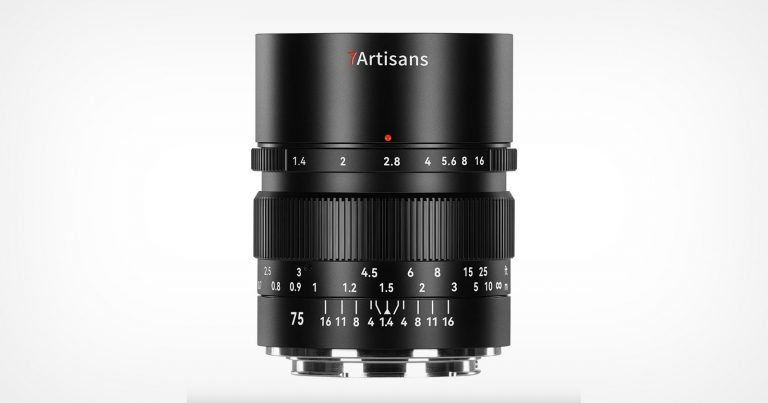 7Artisans’ Unusual 75mm f/1.4 Portrait Prime Is Just $189