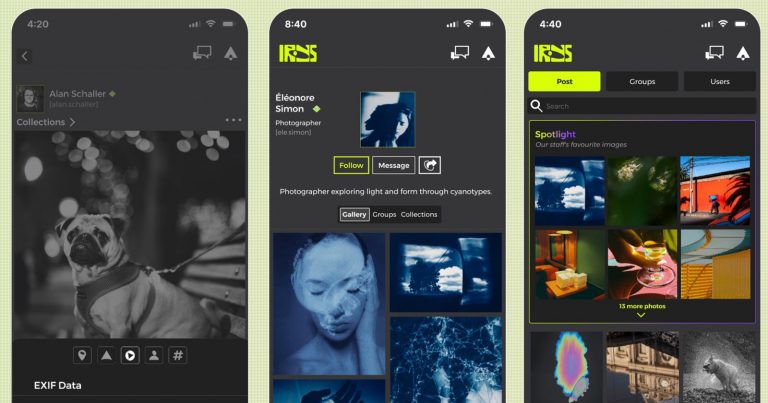 Alan Schaller Launches Social Media Network for Photographers Called Irys