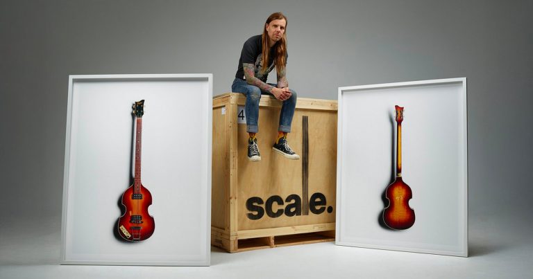 Photographer Showcases Legendary Guitars at Life-Size Scale