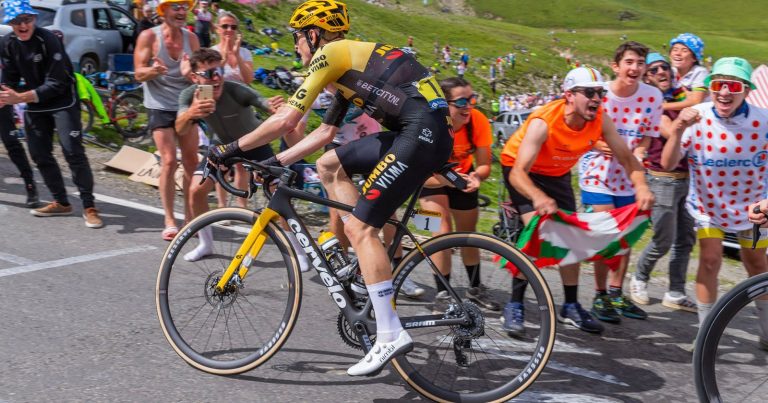 Tour de France Champion Jonas Vingegaard is Taken Out by Photographer