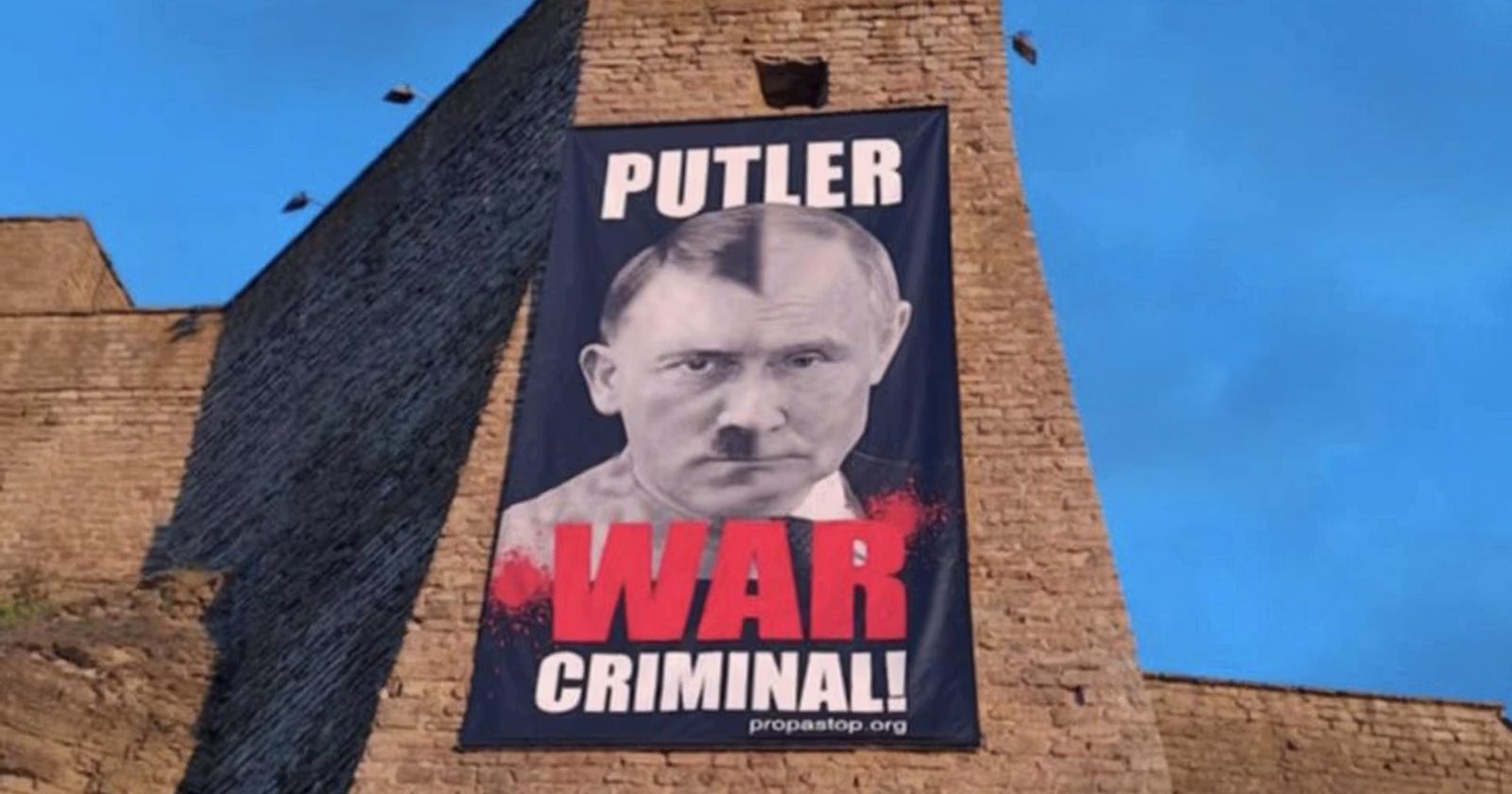 Museum Director Charged Over Composite Photo of Putin and Hitler Museum Director Charged Over Composite Photo of Putin and Hitler