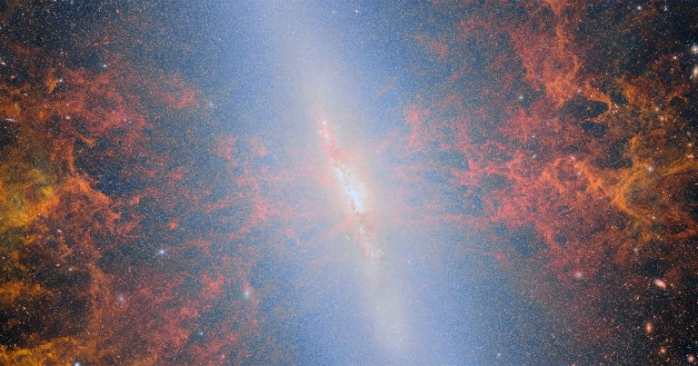 Super-Bright Galaxy Photo Shows How Webb Compares Against Hubble