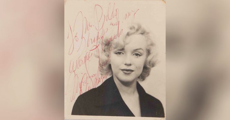 Marilyn Monroe’s Signed Passport Photograph Sells for $21K at Auction