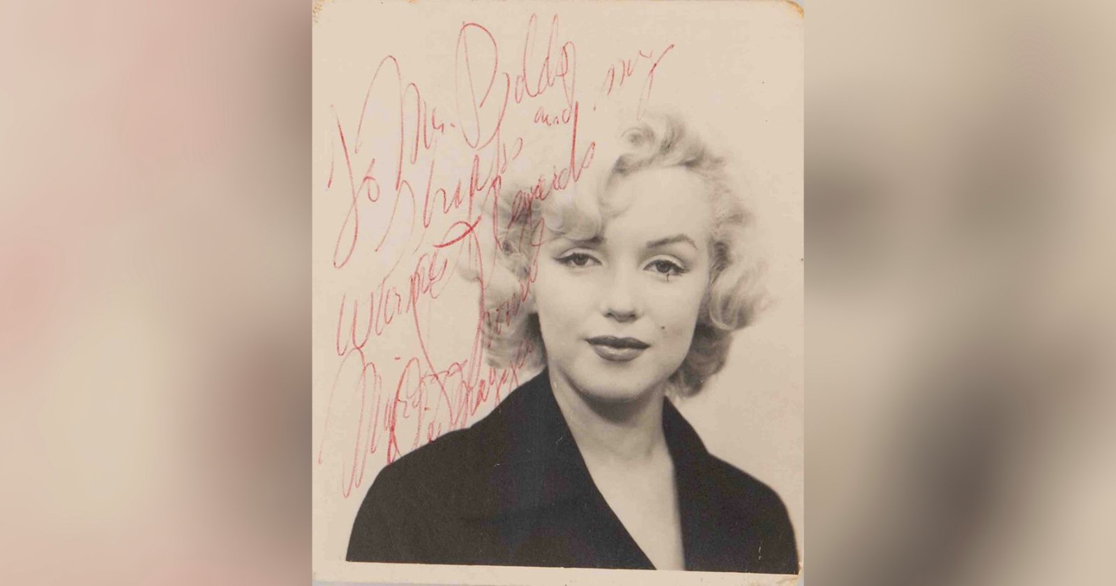 Marilyn Monroe’s Signed Passport Photograph Sells for $21K at Auction Marilyn Monroe’s Signed Passport Photograph Sells for $21K at Auction