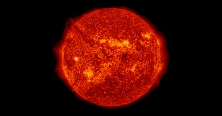 Huge Eruption on the Sun Creates 250,000-Mile-Long ‘Canyon of Fire’