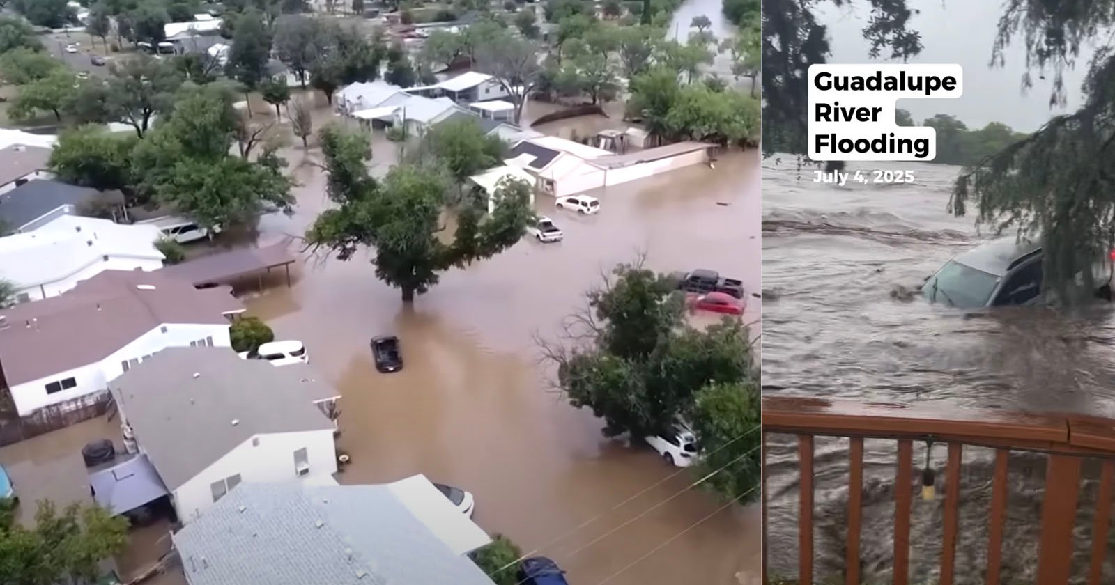 Aerial and Ground Footage Capture the Full Extent of Floods in Texas Aerial and Ground Footage Capture the Full Extent of Floods in Texas