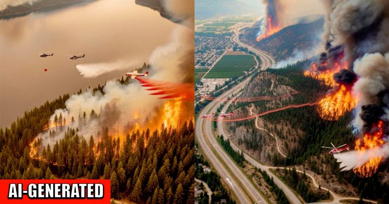 Wildfire Service Condems AI Images Spreading on Social Media