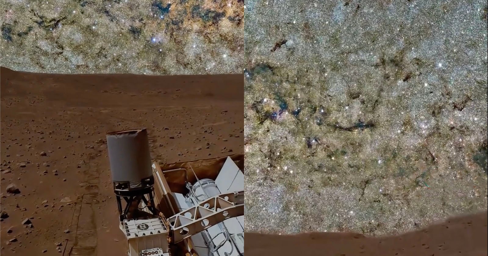 No, This Isn’t What the Night Sky Looks Like on Mars