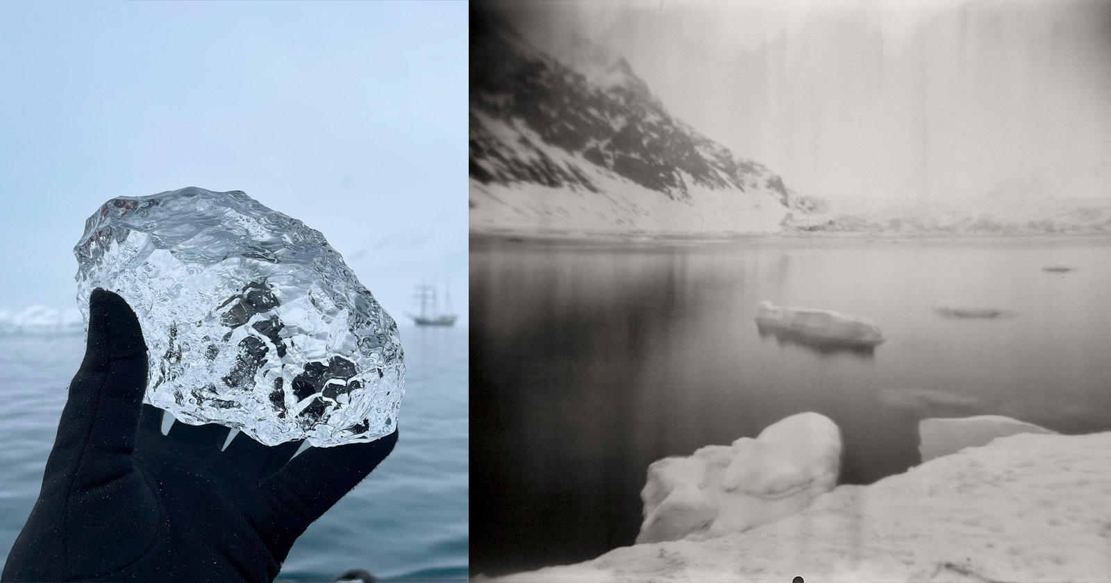 Photographer Sculpts Ice Lenses Made From Glaciers to Capture Dreamy Images Photographer Sculpts Ice Lenses Made From Glaciers to Capture Dreamy Images