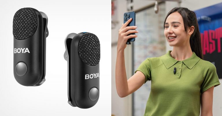 Boya’s AI-Powered, Shape-Shifting Magic Mic Weighs Only Seven Grams