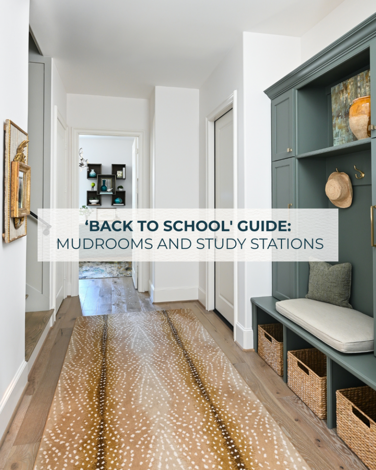 Your ‘Back to School’ Guide: Mudrooms, Drop-Zones, and Homeworks Stations