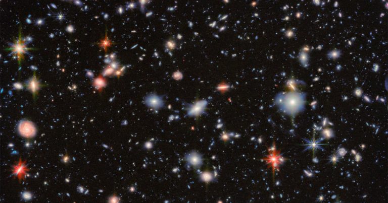 Webb Captures Historic New Version of Hubble’s Legendary Deep Field Image