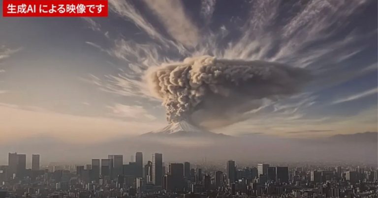 Japan Published an AI-Generated Video of Mount Fuji Erupting