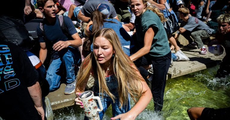 After Charlie Kirk Was Shot, a Young Press Photographer Kept Her Cool