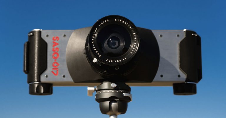 The Sasquatch 617 is a Tank-Like, Steel, Panoramic Film Camera
