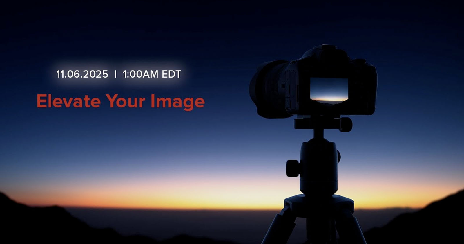 Canon Teases Upcoming Camera Launch for November 6, 2025