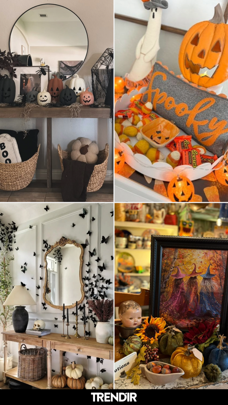 27 Halloween Entry Table Decor Ideas That Will Make Guests Stop the Second They Walk In