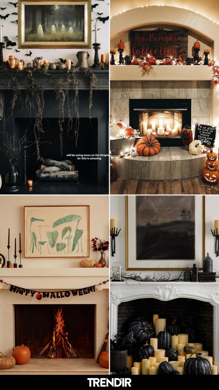 27 Halloween Mantle Decor Ideas That’ll Make You Rip Down Your Fall Decor Today