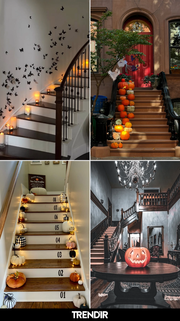 32 Halloween Staircase Decor Ideas That’ll Make You Regret Ever Skipping the Stairs