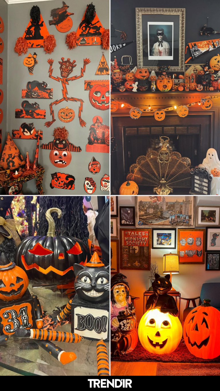 28 Vintage Halloween Decor Ideas That’ll Make You Panic-Decorate Before They’re All Gone