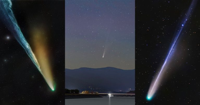 Comet Lemmon Puts on Spectacular Show for Astrophotographers