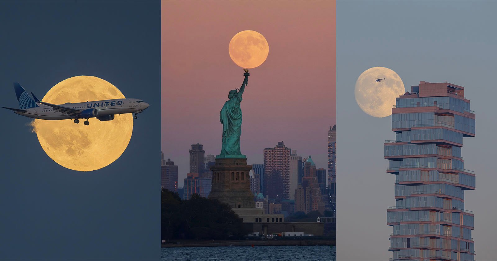 Harvest Supermoon Lights Up New York City for Photographers Harvest Supermoon Lights Up New York City for Photographers