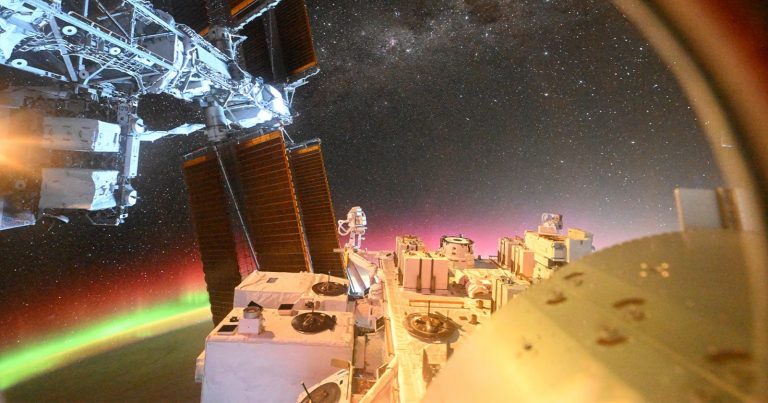 Japanese Astronaut Snaps Spectacular Photos of Aurora Lights Dancing Above Earth