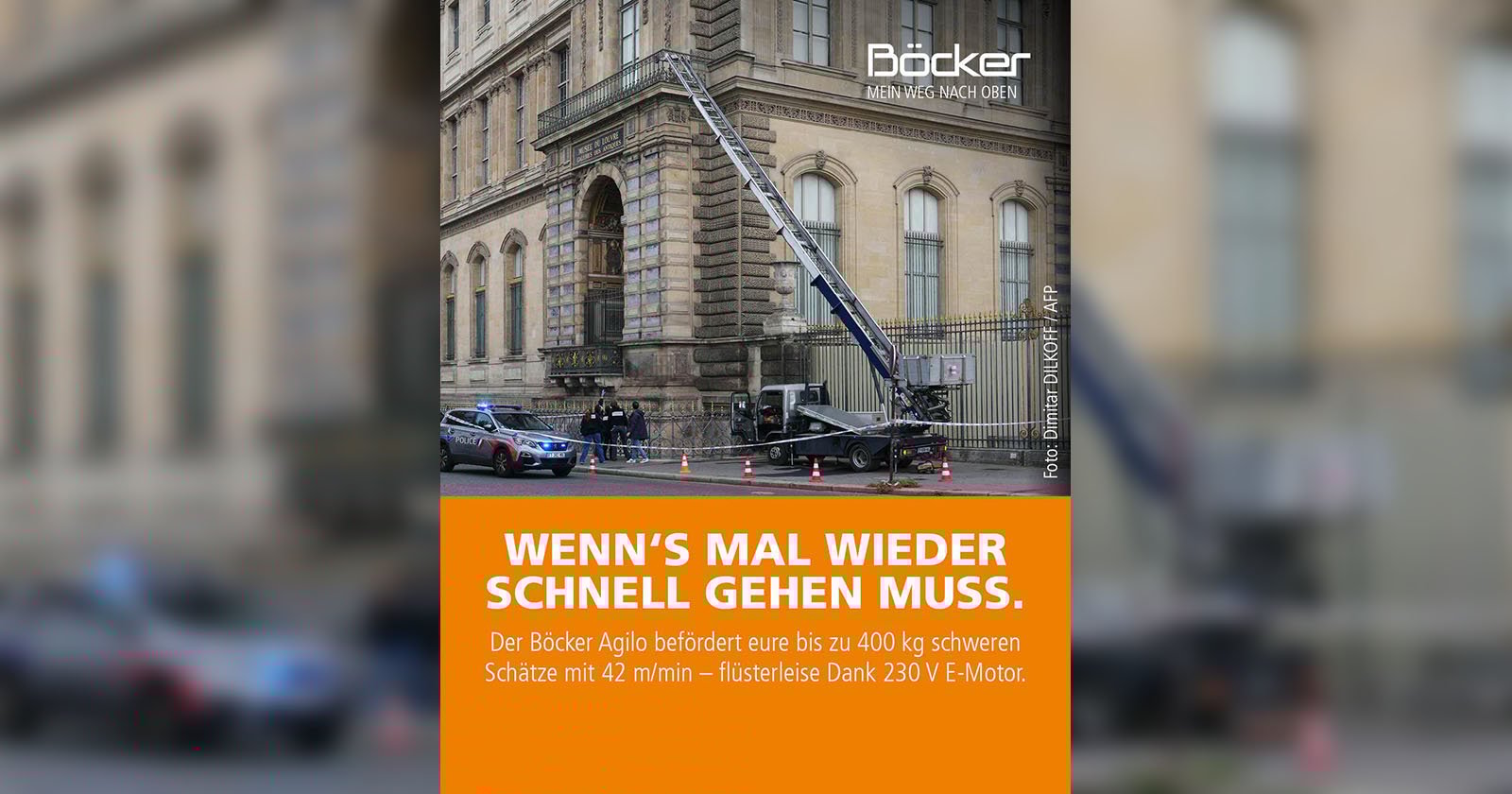 How a Ladder Company Turned Louvre Heist Photo Into a Viral Ad Campaign