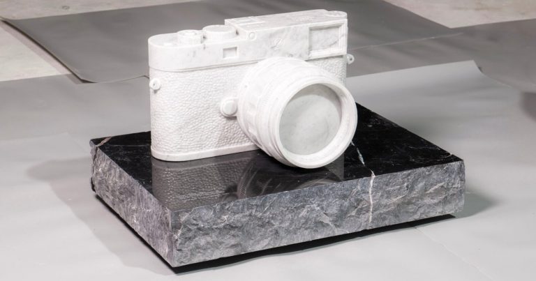 Leica Made Marble M11 Cameras That Weigh 375 Pounds and Cost $58,000