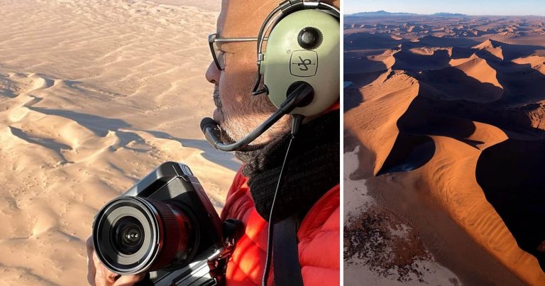 How I Shot Aerial Photos of the Namib Desert from a Helicopter