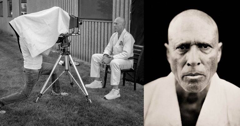 The Father of MMA Captured in Wet Plate Collodion Photography