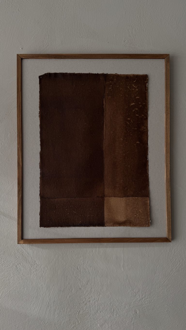 A touch of Wabi Sabi with New Art on Paper by Moos Willemsen in my webshop