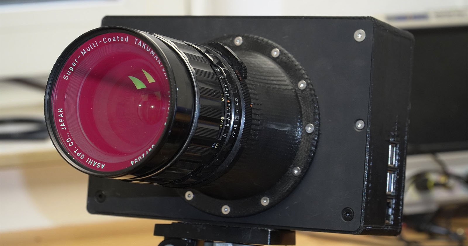 Photographer Builds 3,200MP Camera Using CCD Scanner Sensor