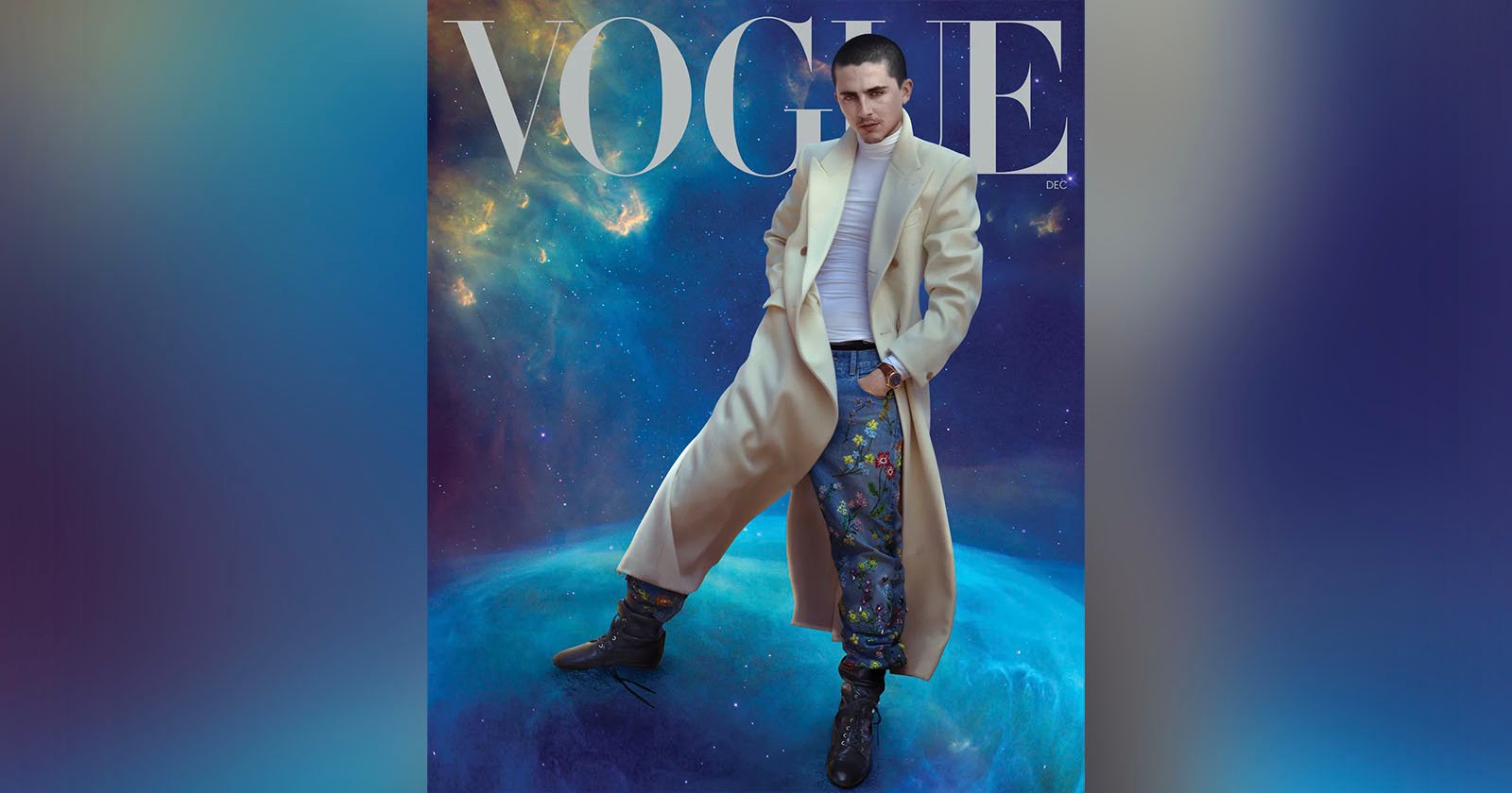 Annie Leibovitz’s Vogue Cover Shoot of Timothee Chalamet Raises Eyebrows