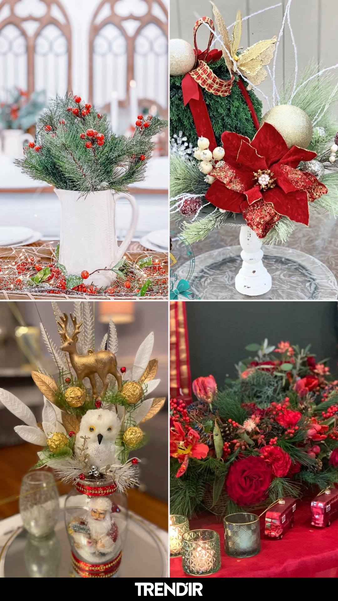 28 Christmas Centerpiece Ideas That Turn a Basic Table Into a Holiday Moment
