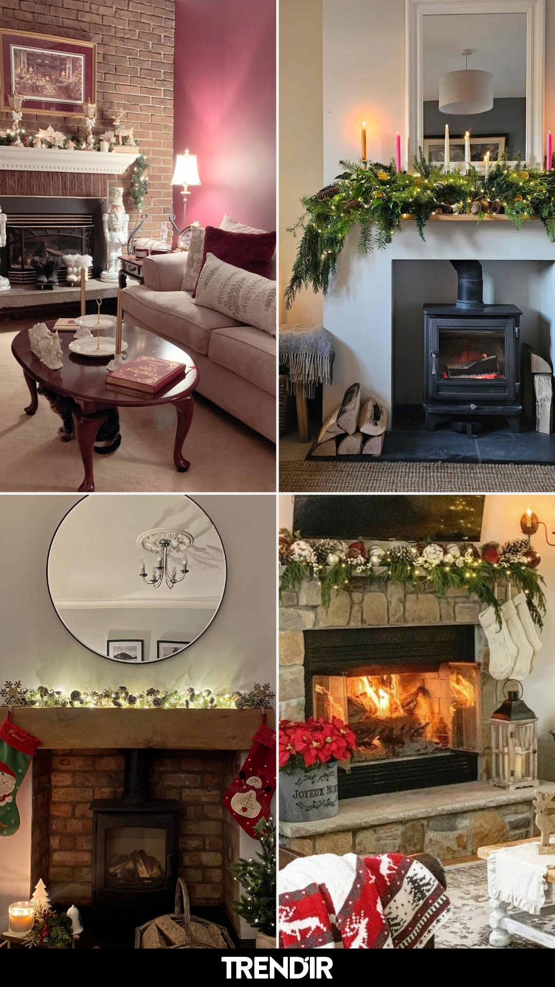 27 Christmas Fireplace Decor Ideas You’ll Want to Recreate Every Single Year