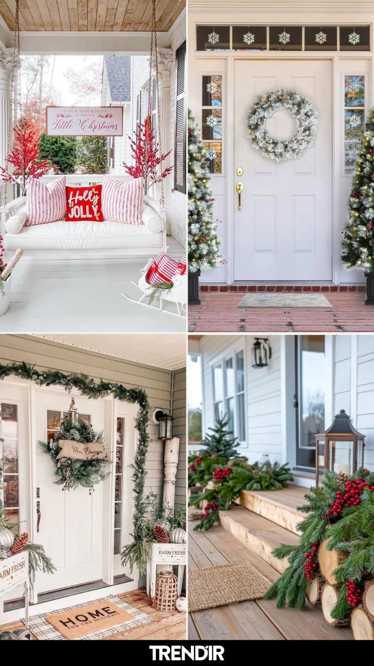 27 Christmas Porch Decor Ideas That Make Your Home Stand Out on the Street