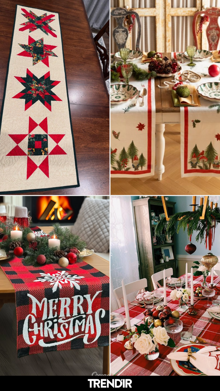 30 Christmas Table Runner Ideas That’ll Steal the Show Before Dinner Is Served