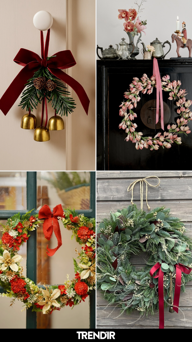 27 Christmas Wreath Ideas That’ll Make You Want to Redecorate Your Whole Porch