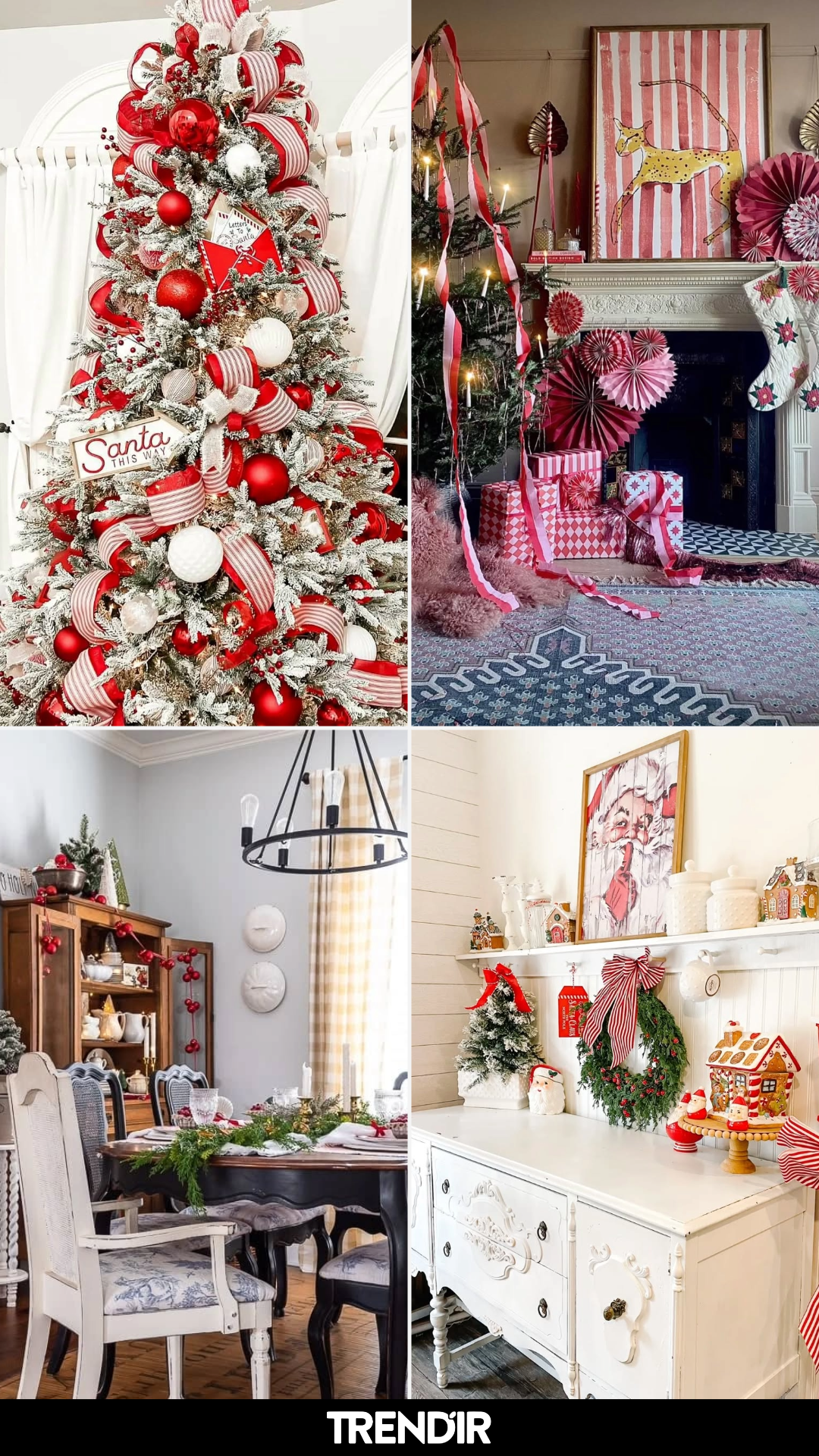 27 Red and White Christmas Decor Ideas That Make Classic Look Completely Fresh