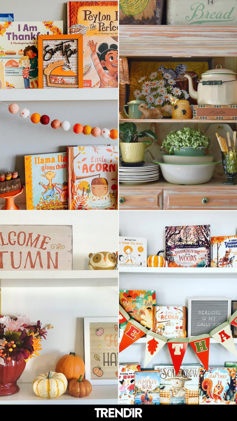 30 Thanksgiving Shelf Decor Ideas That Are Way Better Than What You Did Last Year