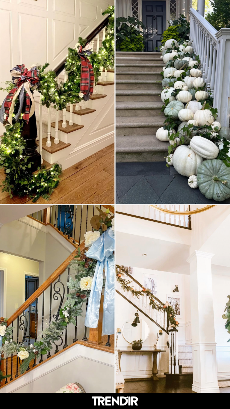 21 Thanksgiving Staircase Decor Ideas That’ll Make Guests Stop Mid-Conversation