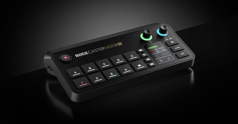 Rode Streamlines its A/V Console into Smaller, Cheaper RodeCaster Video S