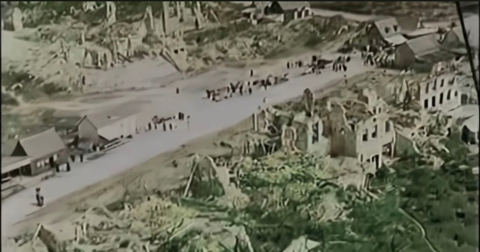 Haunting Remastered Aerial Footage Reveals the Devastating Aftermath of World War I