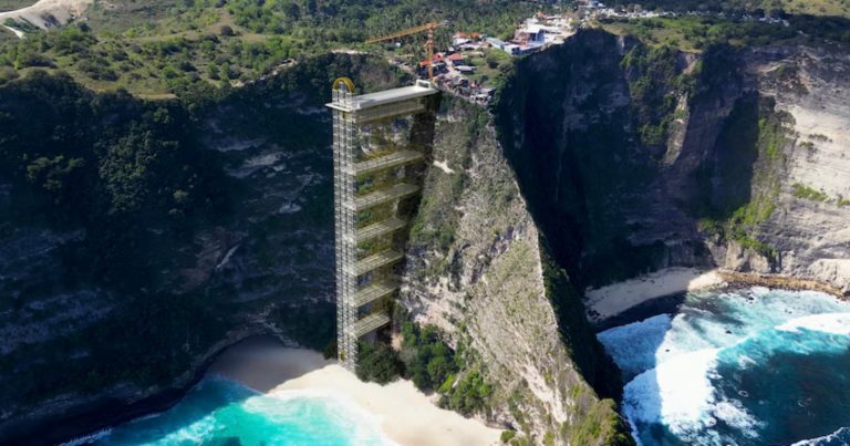 597-Foot Photo Elevator in Bali Torn Down After Outcry From Locals