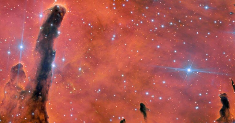 Students Picked a Dramatic Nebula as the Gemini North Telescope’s 25th Birthday Photo Subject