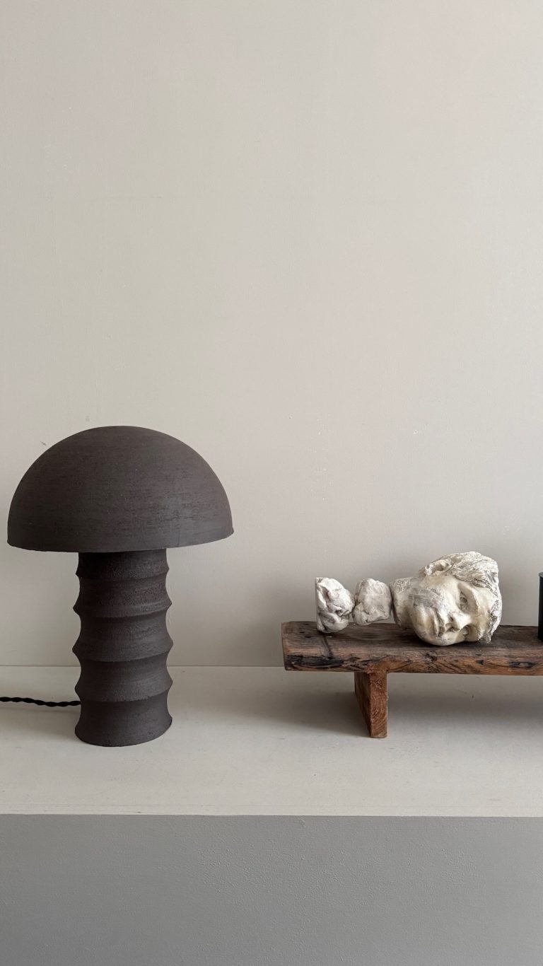 New Additions at Home: Claire Horsten Lamp and Iron Candle Holder for your wall