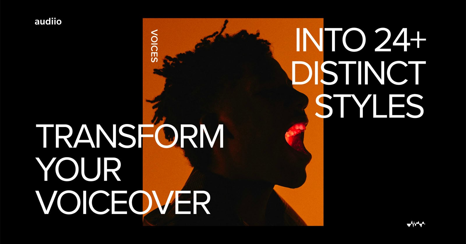 Audiio ‘Voices’ Can Transform Your Voiceovers Into 24 Distinct Styles