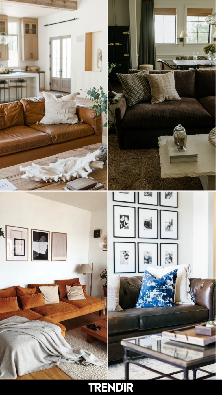 28 Brown Couch Living Room Ideas That Embrace Nature Indoors