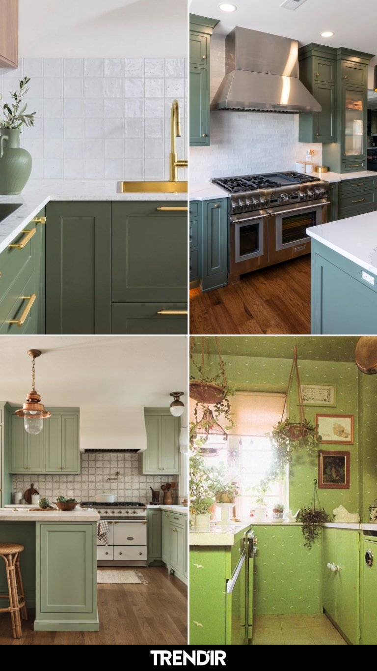 30 Green Kitchen Design Ideas You’ll Save If You’re Torn Between Olive, Sage, and Deep Forest